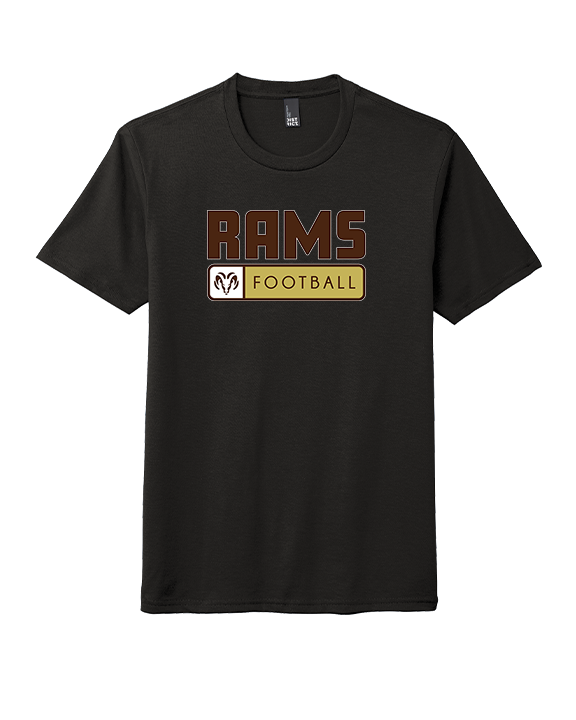 Holt Jr Rams Football Pennant - Tri-Blend Shirt