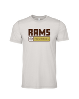 Holt Jr Rams Football Pennant - Tri-Blend Shirt