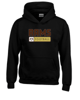 Holt Jr Rams Football Pennant - Unisex Hoodie