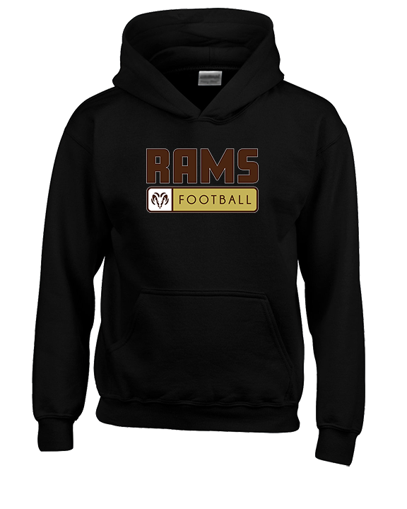 Holt Jr Rams Football Pennant - Unisex Hoodie