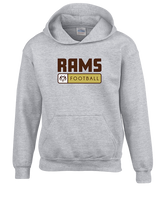 Holt Jr Rams Football Pennant - Unisex Hoodie