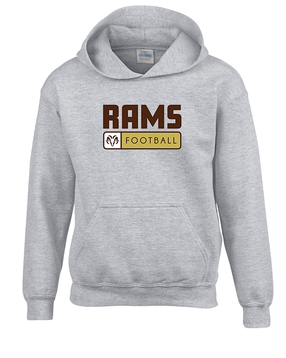 Holt Jr Rams Football Pennant - Unisex Hoodie