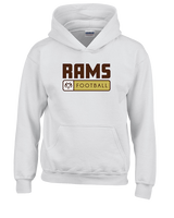 Holt Jr Rams Football Pennant - Unisex Hoodie