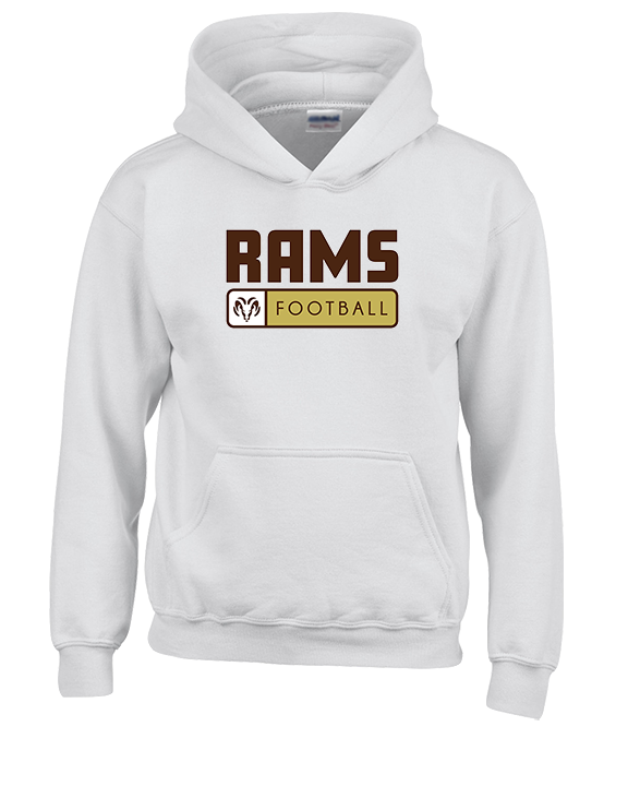 Holt Jr Rams Football Pennant - Unisex Hoodie