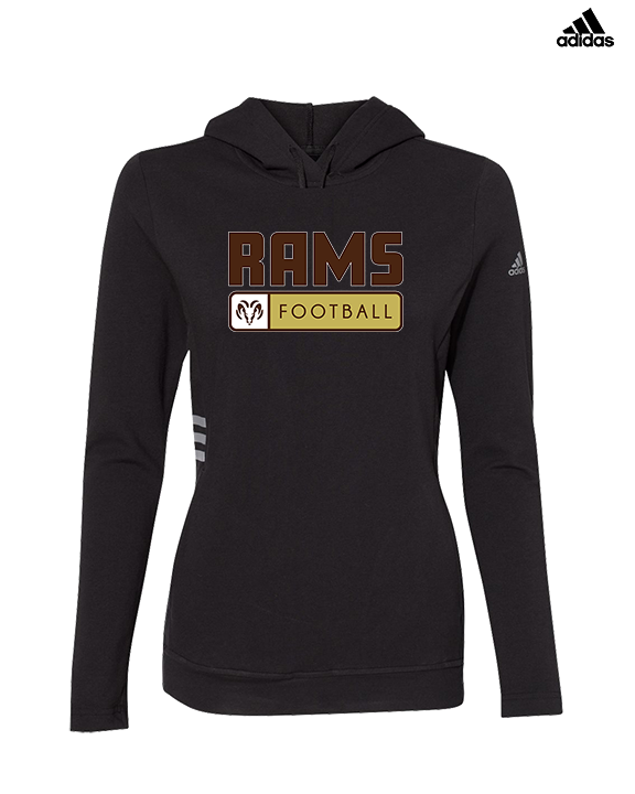 Holt Jr Rams Football Pennant - Womens Adidas Hoodie