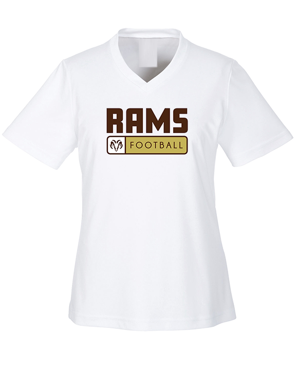 Holt Jr Rams Football Pennant - Womens Performance Shirt