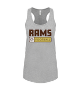 Holt Jr Rams Football Pennant - Womens Tank Top