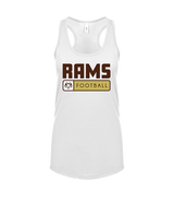 Holt Jr Rams Football Pennant - Womens Tank Top