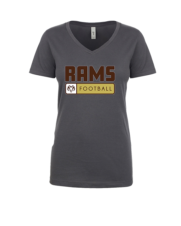 Holt Jr Rams Football Pennant - Womens Vneck