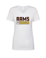 Holt Jr Rams Football Pennant - Womens Vneck