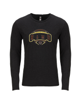 Holt Jr Rams Football Toss - Tri-Blend Long Sleeve