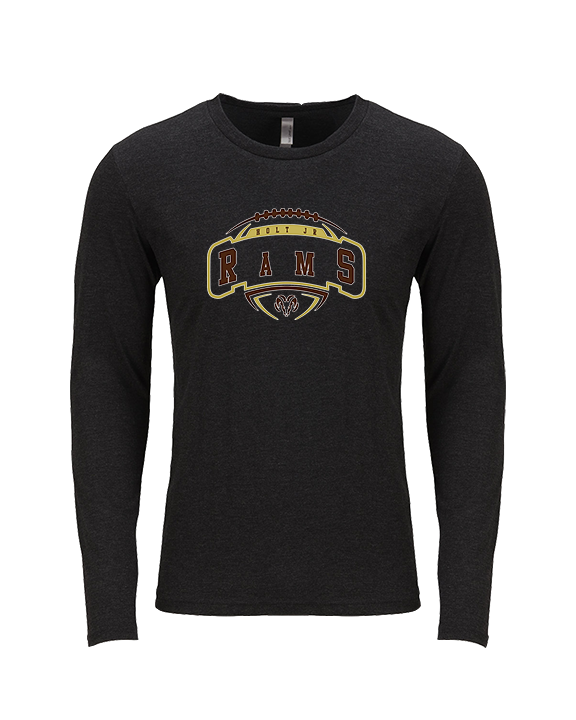 Holt Jr Rams Football Toss - Tri-Blend Long Sleeve