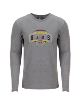 Holt Jr Rams Football Toss - Tri-Blend Long Sleeve