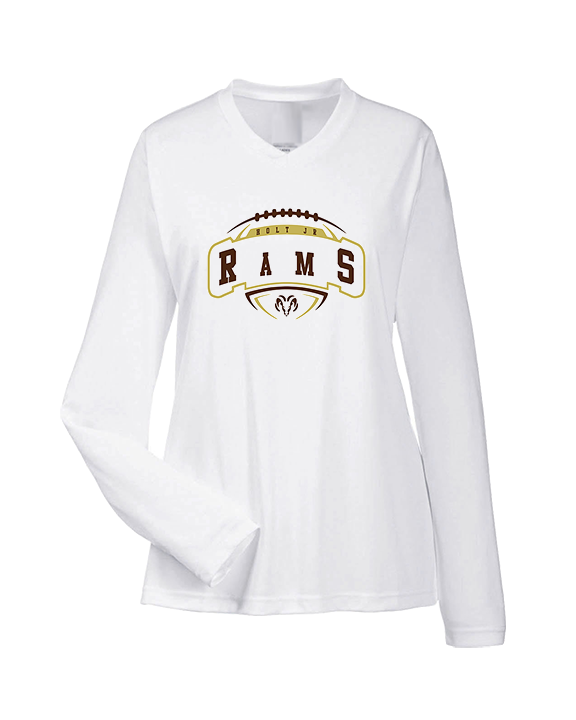 Holt Jr Rams Football Toss - Womens Performance Longsleeve