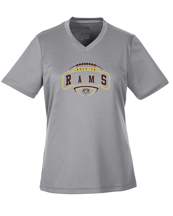 Holt Jr Rams Football Toss - Womens Performance Shirt