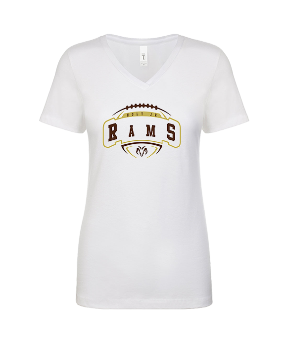 Holt Jr Rams Football Toss - Womens Vneck