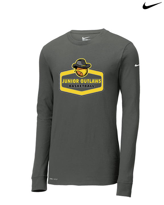 Idaho Junior Outlaws Basketball Board - Mens Nike Longsleeve