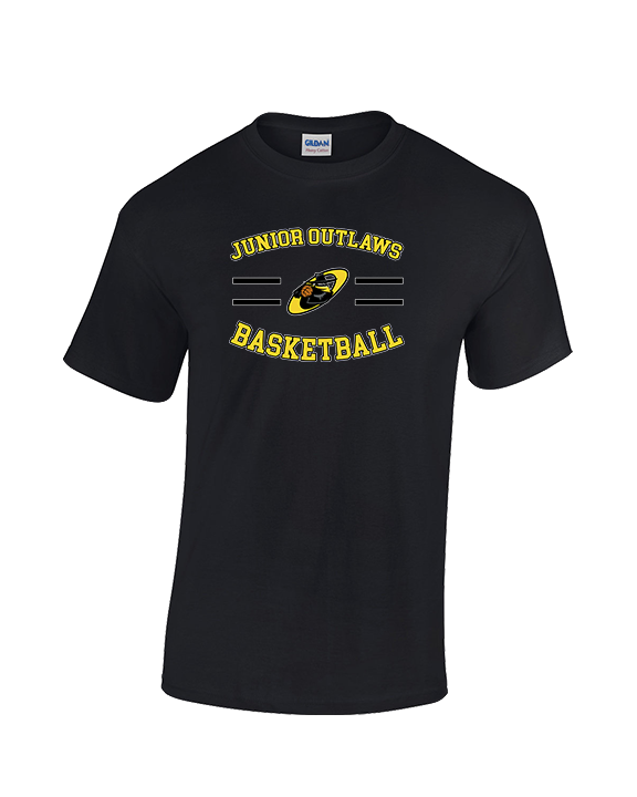 Idaho Junior Outlaws Basketball Curve - Cotton T-Shirt