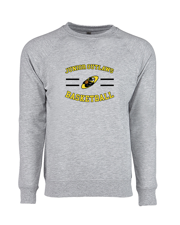 Idaho Junior Outlaws Basketball Curve - Crewneck Sweatshirt