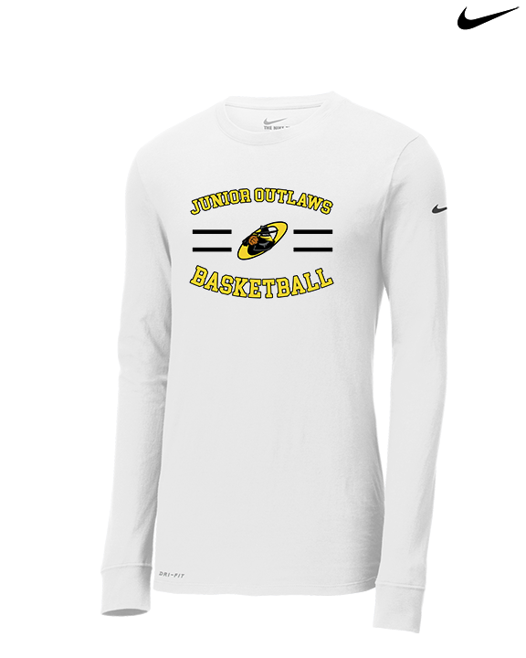 Idaho Junior Outlaws Basketball Curve - Mens Nike Longsleeve