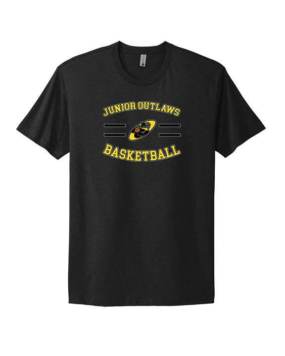 Idaho Junior Outlaws Basketball Curve - Mens Select Cotton T-Shirt