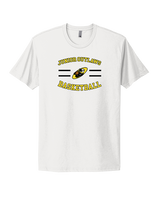 Idaho Junior Outlaws Basketball Curve - Mens Select Cotton T-Shirt