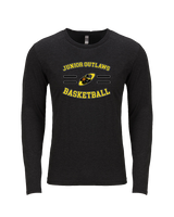 Idaho Junior Outlaws Basketball Curve - Tri-Blend Long Sleeve