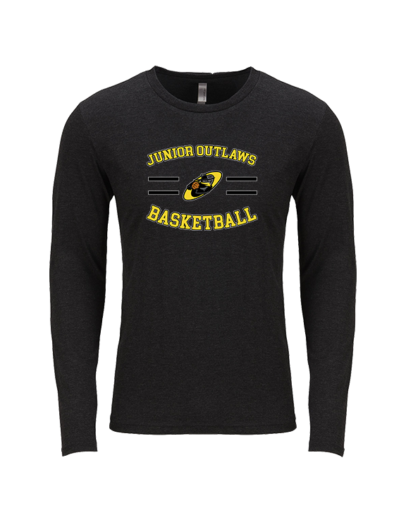 Idaho Junior Outlaws Basketball Curve - Tri-Blend Long Sleeve