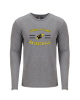 Idaho Junior Outlaws Basketball Curve - Tri-Blend Long Sleeve