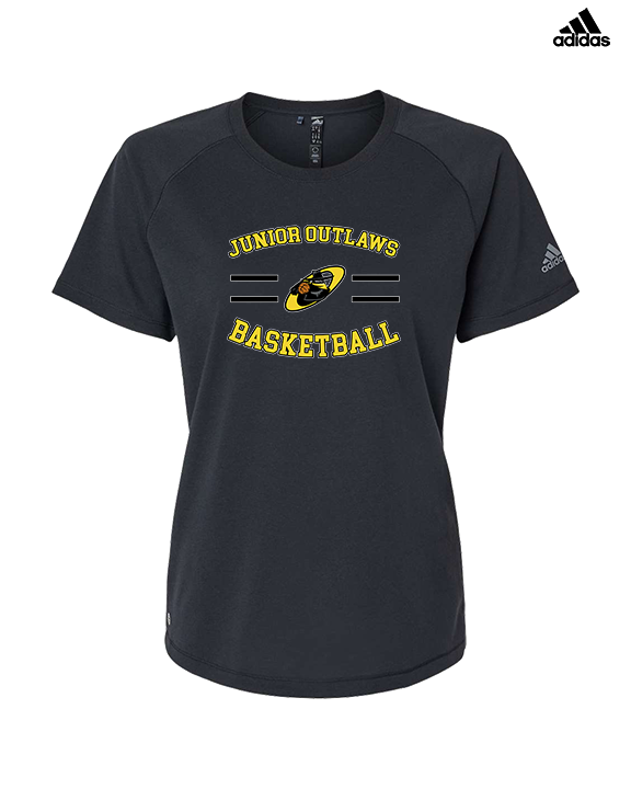 Idaho Junior Outlaws Basketball Curve - Womens Adidas Performance Shirt