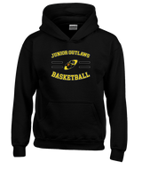 Idaho Junior Outlaws Basketball Curve - Youth Hoodie