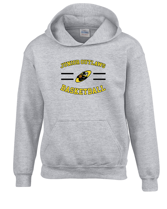 Idaho Junior Outlaws Basketball Curve - Youth Hoodie