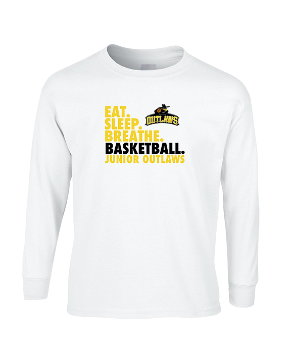 Idaho Junior Outlaws Basketball Eat Sleep Breathe - Cotton Longsleeve