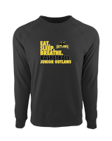 Idaho Junior Outlaws Basketball Eat Sleep Breathe - Crewneck Sweatshirt