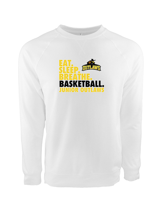 Idaho Junior Outlaws Basketball Eat Sleep Breathe - Crewneck Sweatshirt