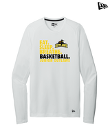 Idaho Junior Outlaws Basketball Eat Sleep Breathe - New Era Performance Long Sleeve