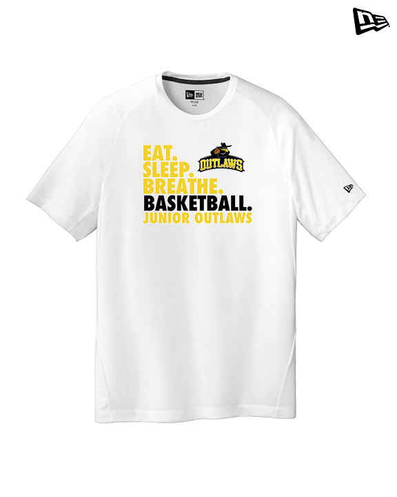 Idaho Junior Outlaws Basketball Eat Sleep Breathe - New Era Performance Shirt