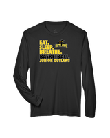 Idaho Junior Outlaws Basketball Eat Sleep Breathe - Performance Longsleeve