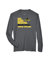 Idaho Junior Outlaws Basketball Eat Sleep Breathe - Performance Longsleeve