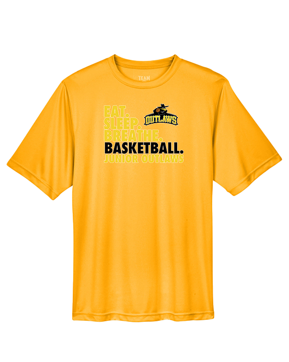 Idaho Junior Outlaws Basketball Eat Sleep Breathe - Performance Shirt