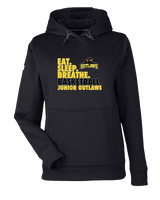 Idaho Junior Outlaws Basketball Eat Sleep Breathe - Under Armour Ladies Storm Fleece