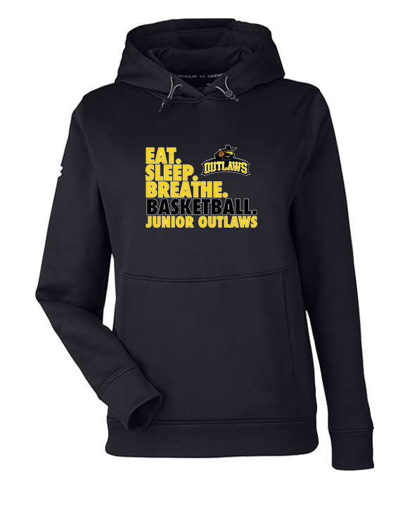 Idaho Junior Outlaws Basketball Eat Sleep Breathe - Under Armour Ladies Storm Fleece