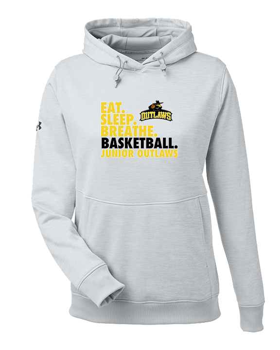 Idaho Junior Outlaws Basketball Eat Sleep Breathe - Under Armour Ladies Storm Fleece