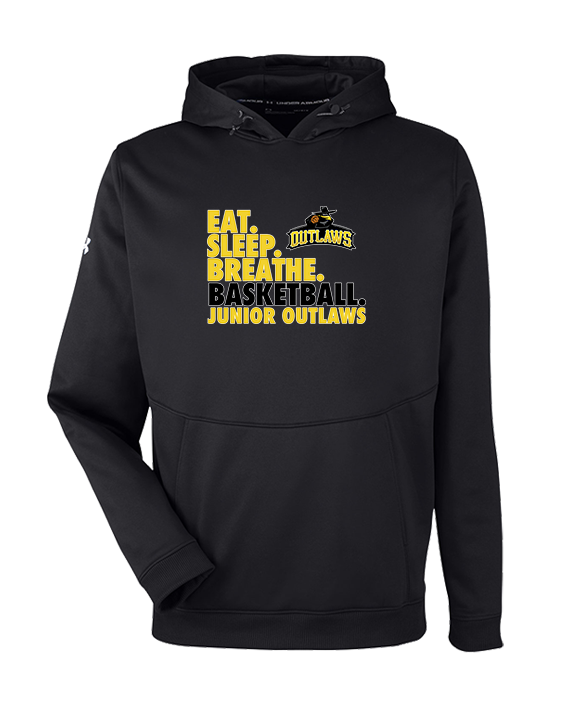 Idaho Junior Outlaws Basketball Eat Sleep Breathe - Under Armour Mens Storm Fleece