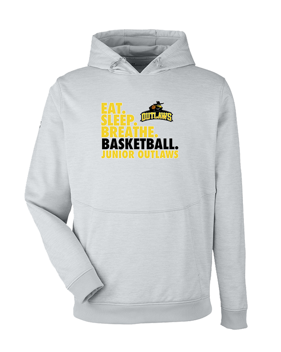 Idaho Junior Outlaws Basketball Eat Sleep Breathe - Under Armour Mens Storm Fleece