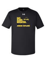 Idaho Junior Outlaws Basketball Eat Sleep Breathe - Under Armour Mens Team Tech T-Shirt