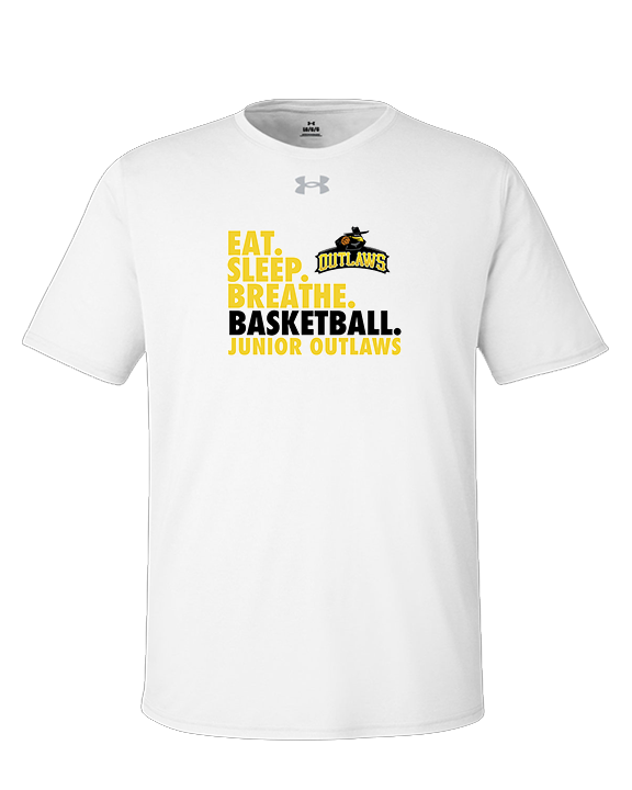 Idaho Junior Outlaws Basketball Eat Sleep Breathe - Under Armour Mens Team Tech T-Shirt