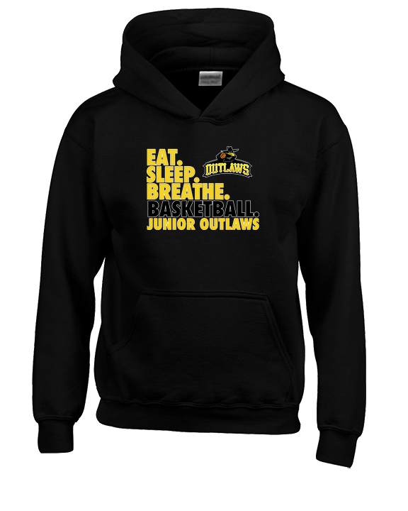 Idaho Junior Outlaws Basketball Eat Sleep Breathe - Unisex Hoodie