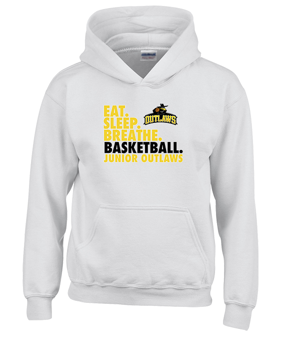 Idaho Junior Outlaws Basketball Eat Sleep Breathe - Unisex Hoodie