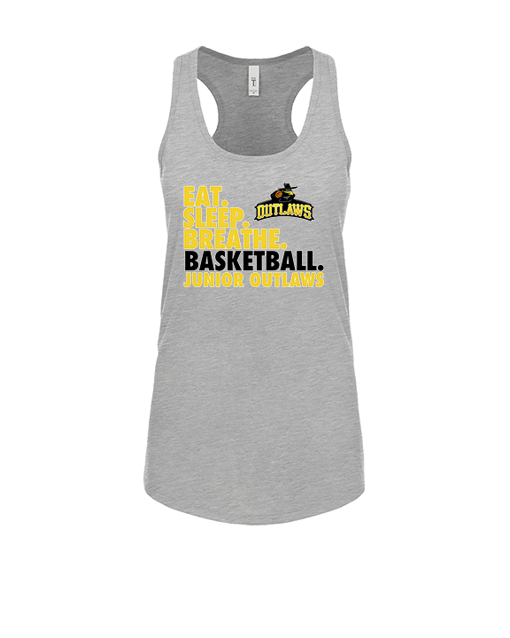 Idaho Junior Outlaws Basketball Eat Sleep Breathe - Womens Tank Top